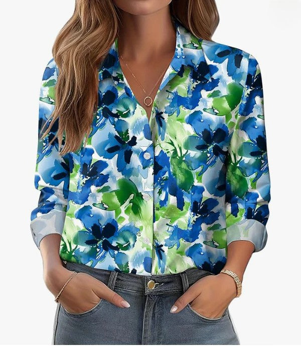 Maxime | Retro Printed Shirt