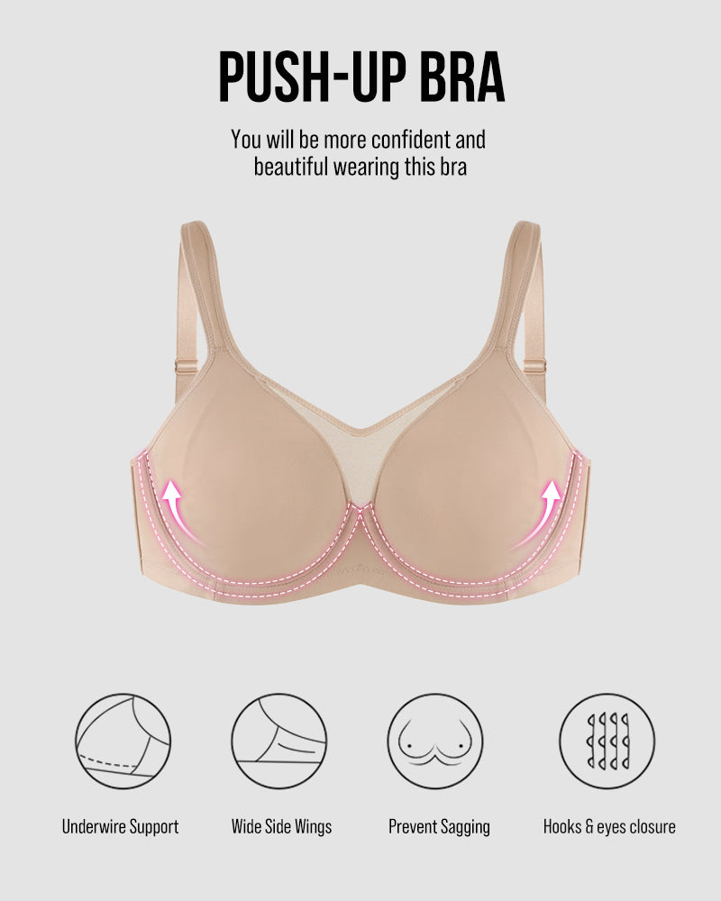Kiki | Mesh Cooling Full Coverage Minimizer Bra