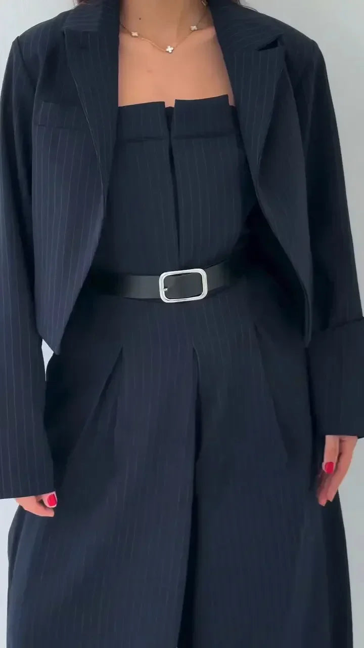 Ophelia | Women's Bustier Set + Jacket – Elegant & Trendy Style