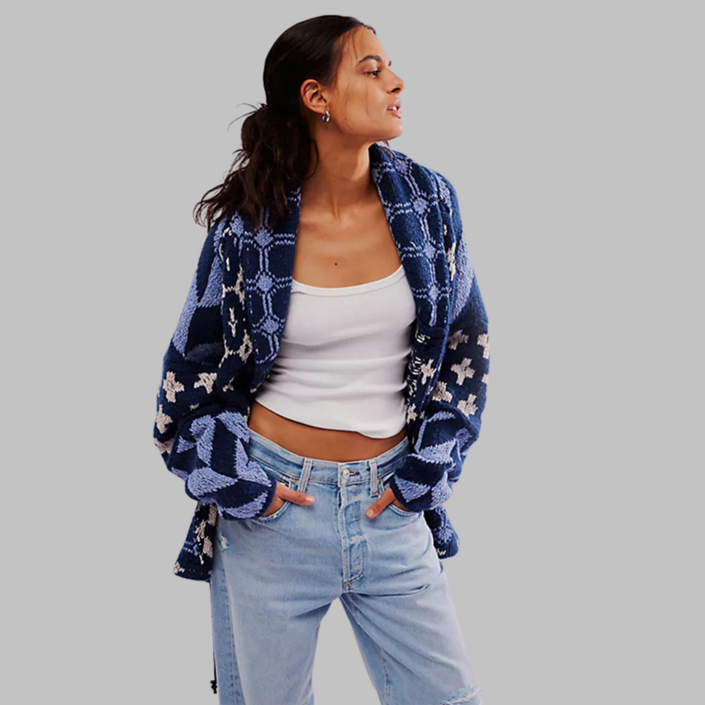 Laurent | Vintage Button-Down Cardigan