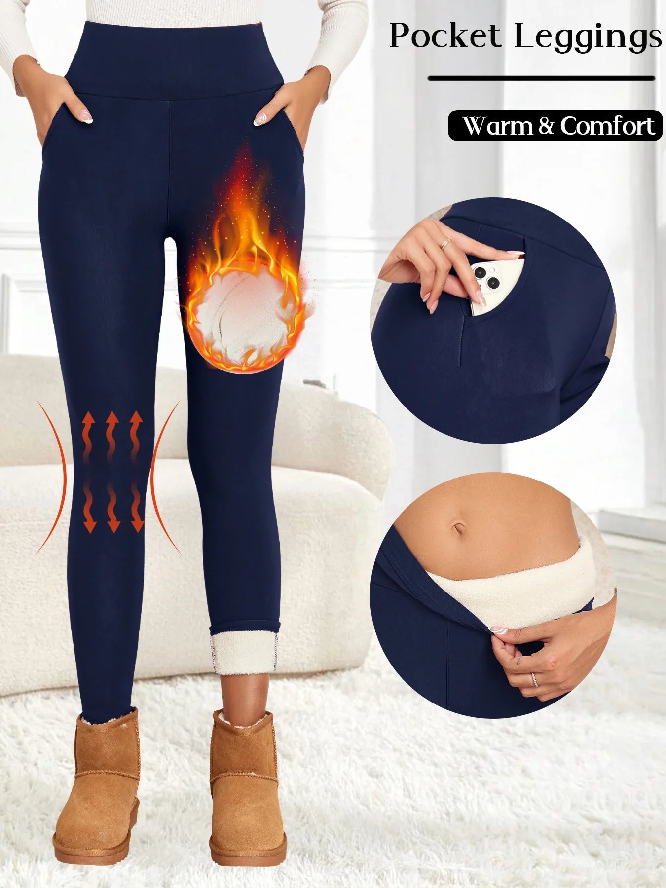 Aria | Winter Warm Fleece Leggings