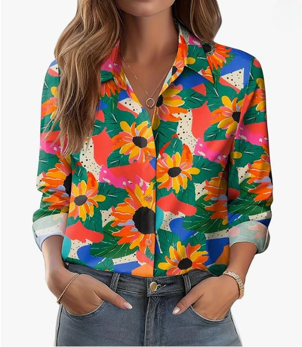 Maxime | Retro Printed Shirt