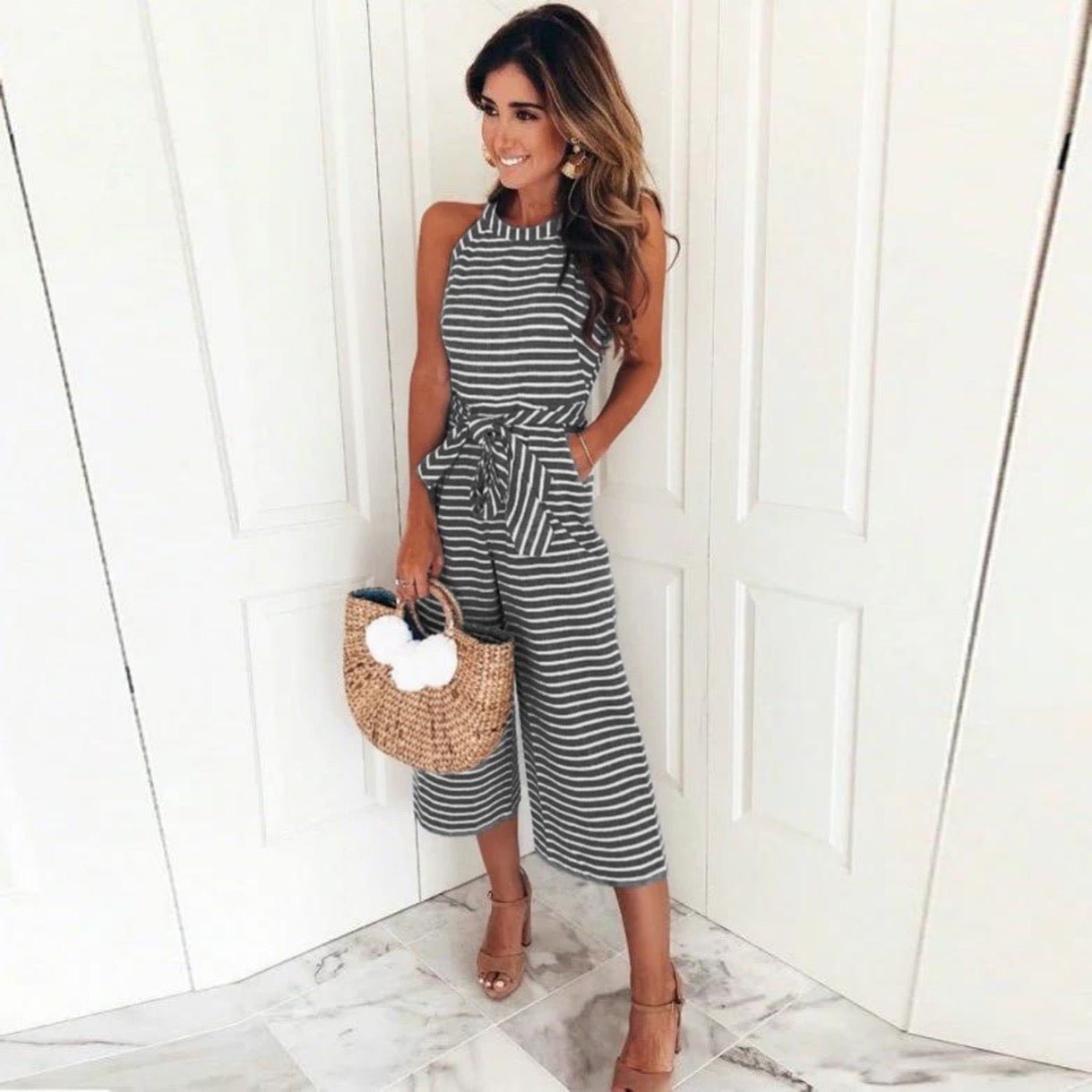 Audrey | Striped Jumpsuit