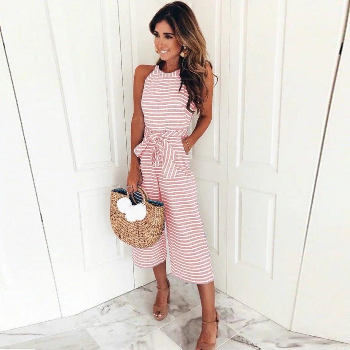 Audrey | Striped Jumpsuit
